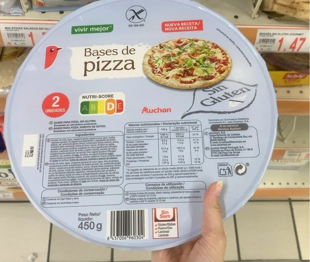 Bases pizza