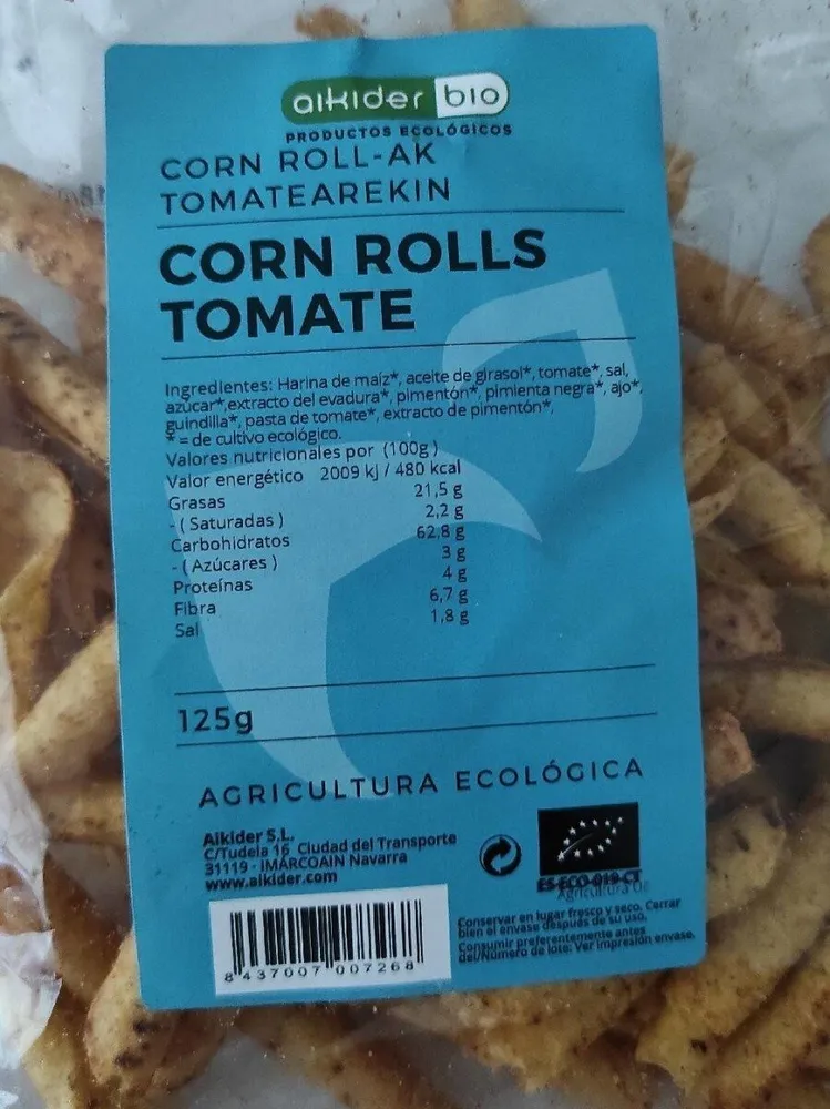 Corn Rolls Tomate