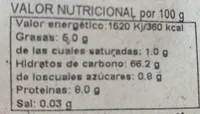 Harina de avena