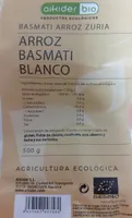 Arroz basmati blanco