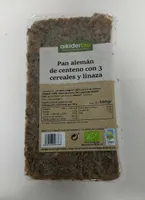 Pan alemán de centeno con 3 cereales y linaza