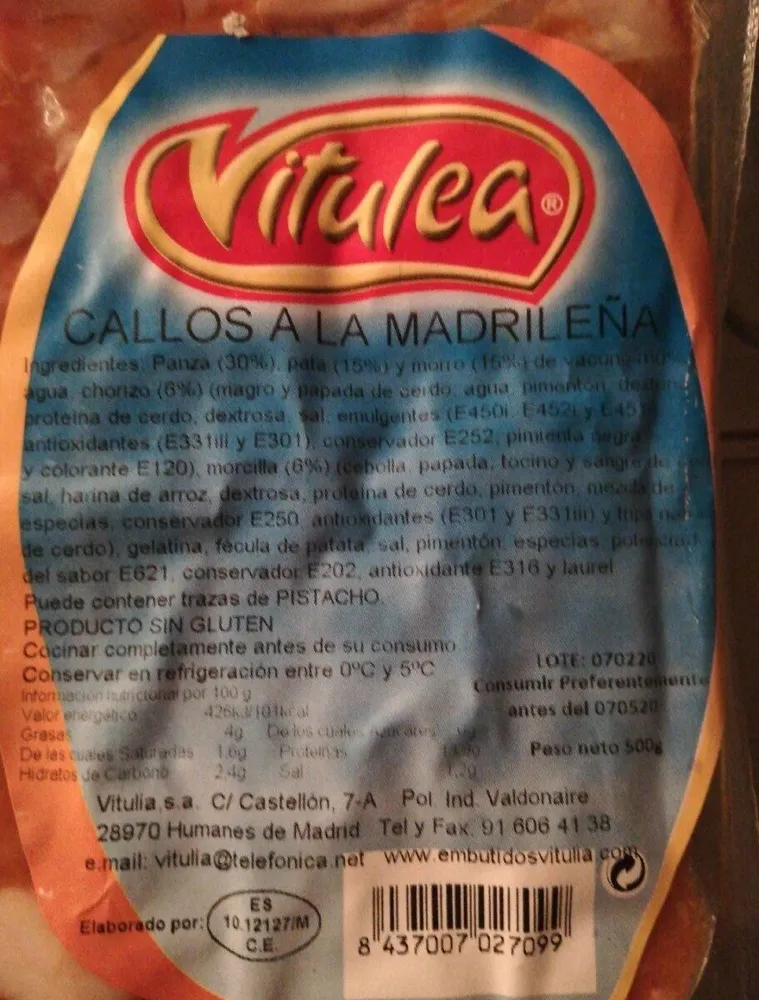 Callos Madrileña