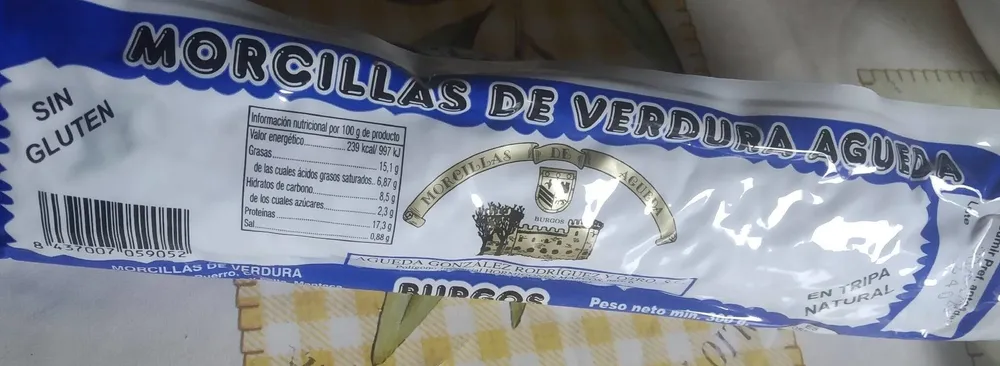 Morcilla de verdura