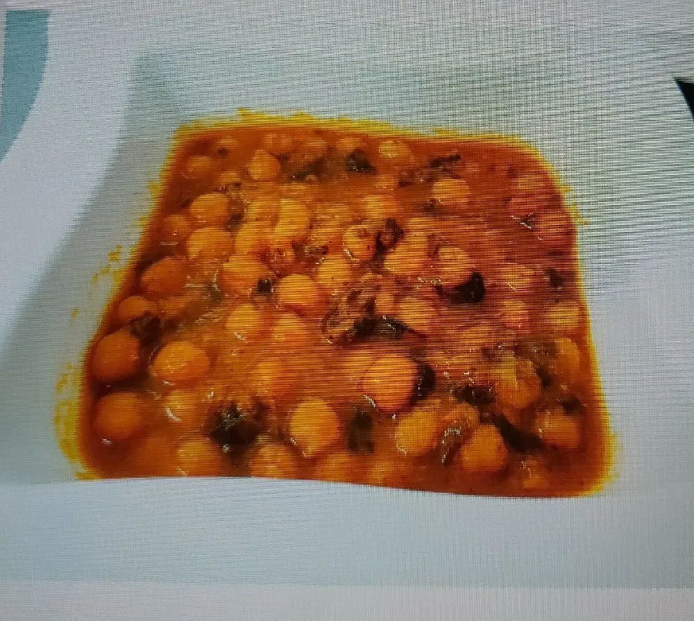 Garbanzos con vegetales