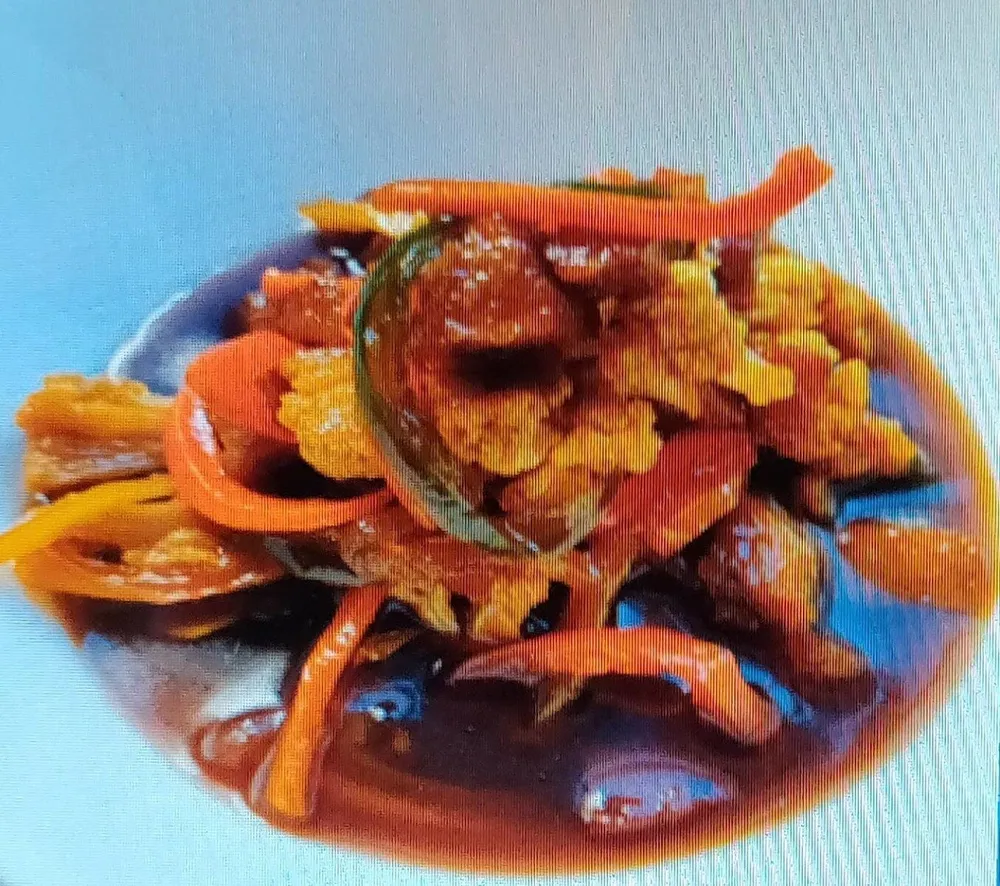 Verduras en salsa sunomomo