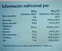 Empanadilla de puerro, repollo, algas y piñones