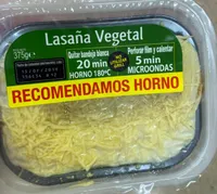 Lasaña vegetal