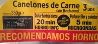 Canelones de carne
