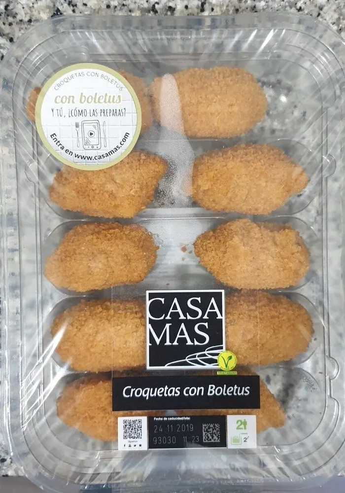 Croquetas con boletus