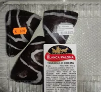 Triángulo crema