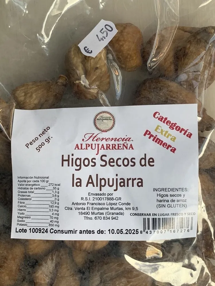 Higos secos de Alpujarra