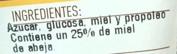 Caramelo miel y propoleo