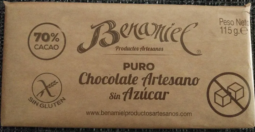 Chocolate Artesano 70%