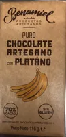 Puro chocolate artesano con platano