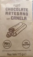 Chocolate artesano con canela