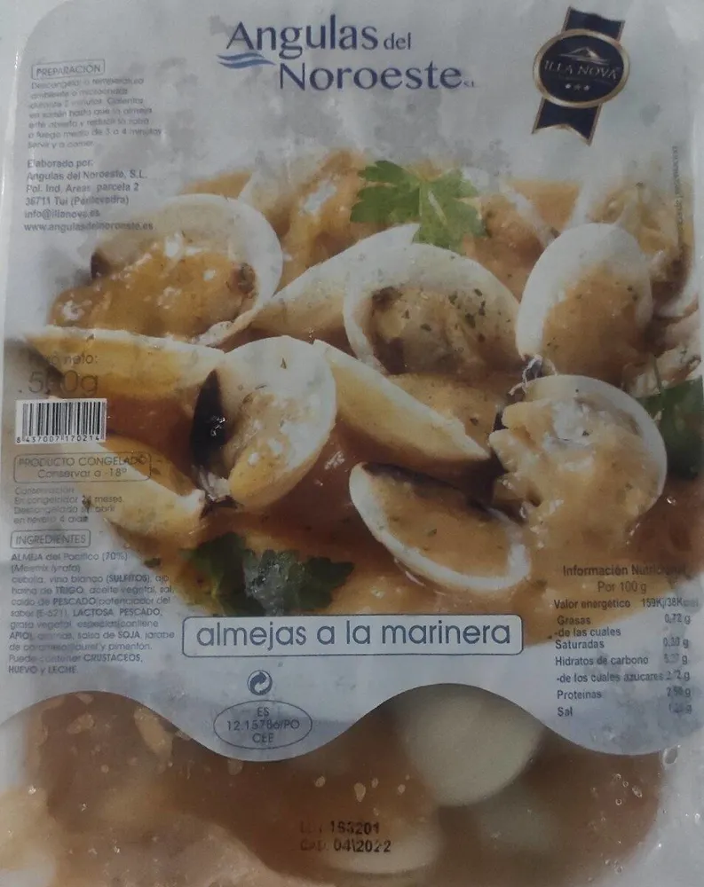 Almejas a la marinera