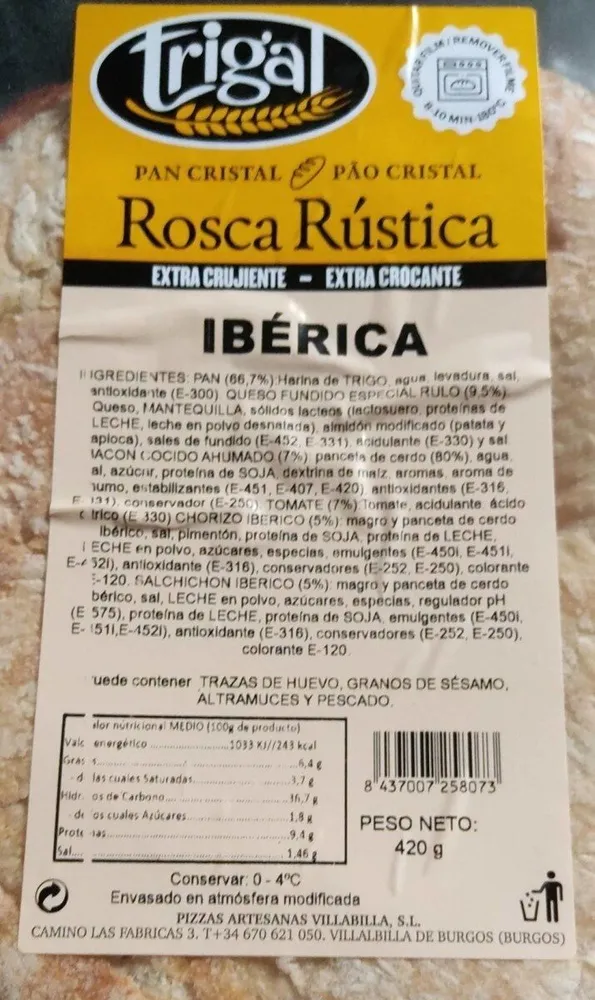 Rosca rústica Trigal Ibérica