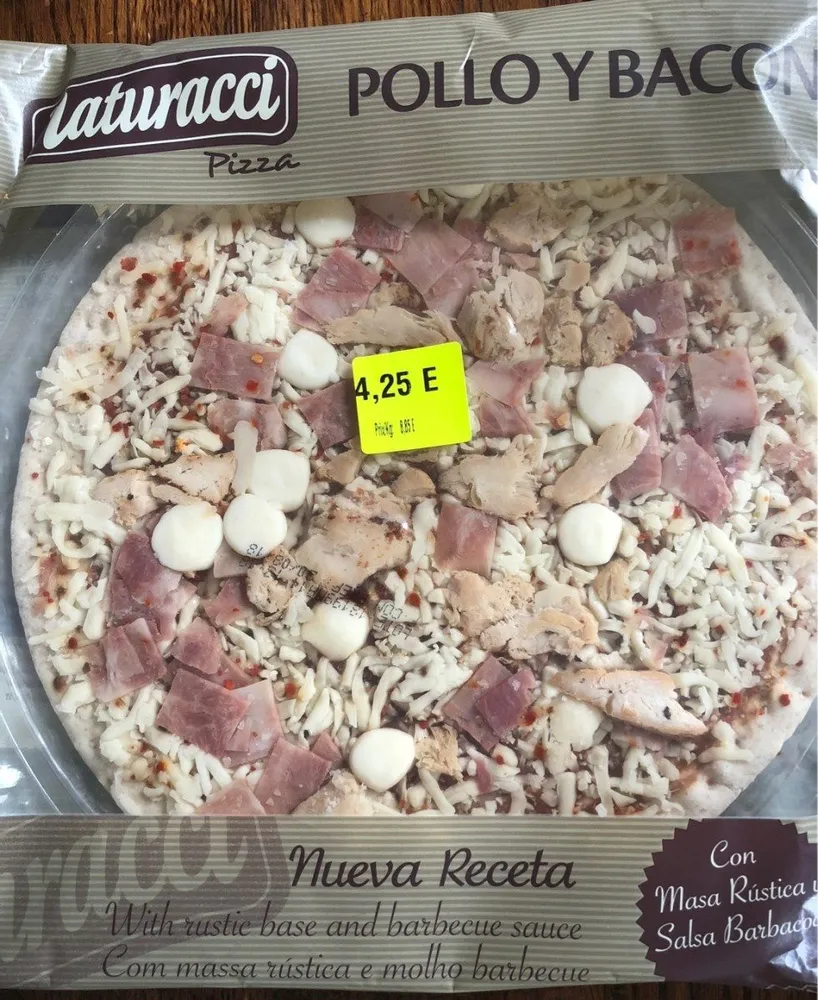 pizza poulet bacon