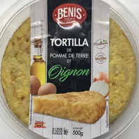 Tortilla de pomme de terre et oignon