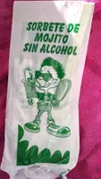 Sorbete de mojito sin alcohol