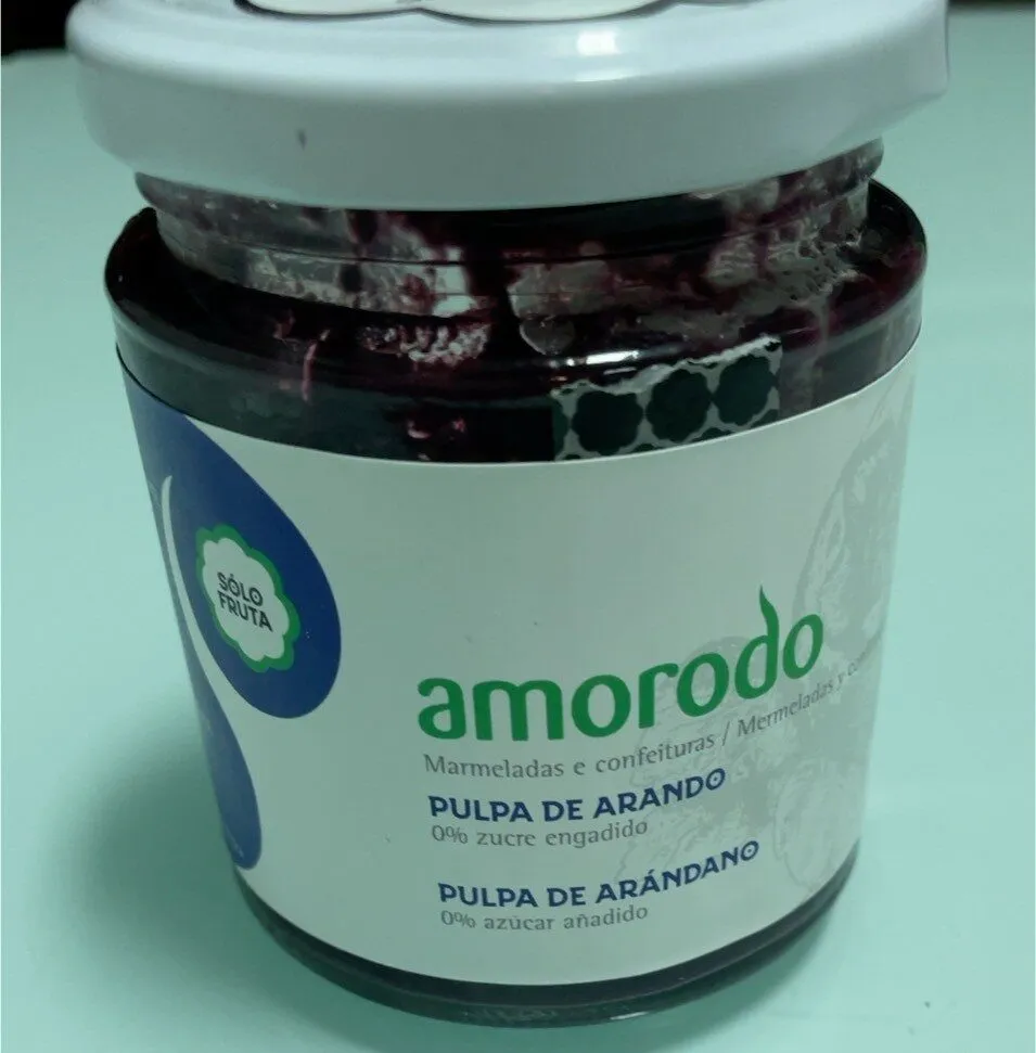 Pulpa de arandano