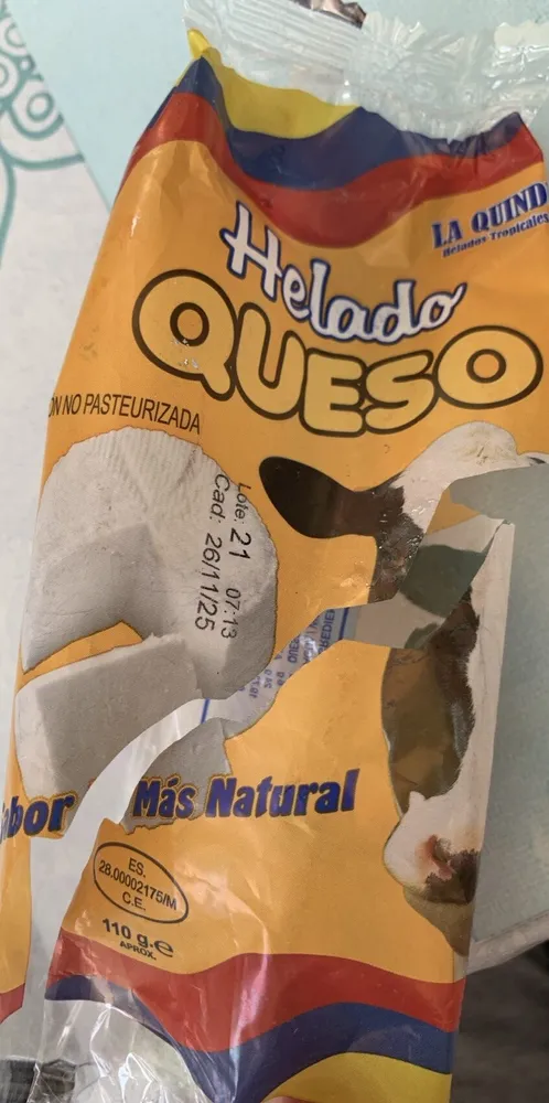 Helado de Queso