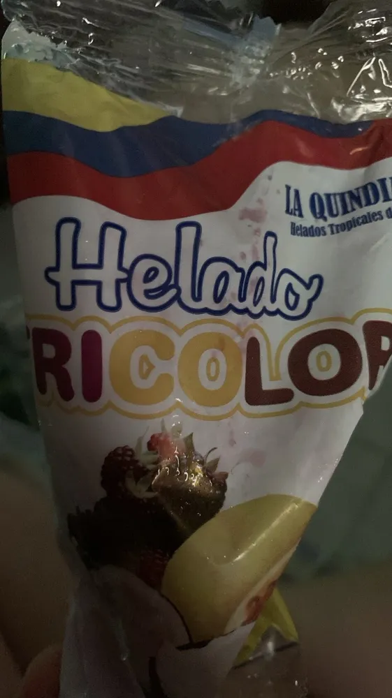 Helado teopicolor