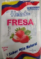 Helado de fresa