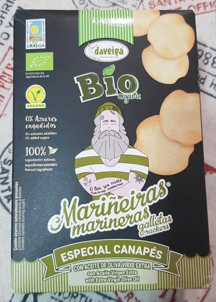 Mariñeiras especial canapés con aceite de oliva virgen extra