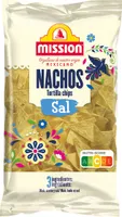 Nachos tortilla chips sal