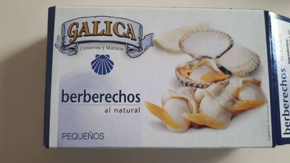 Berberechos al natural