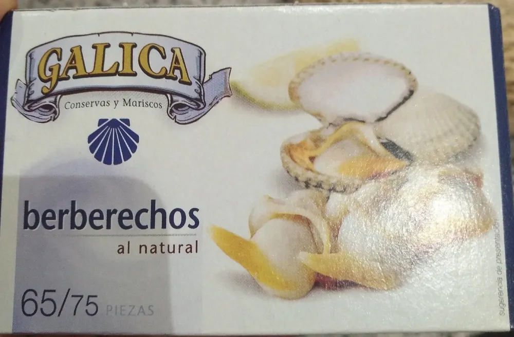 Berberechos al natural