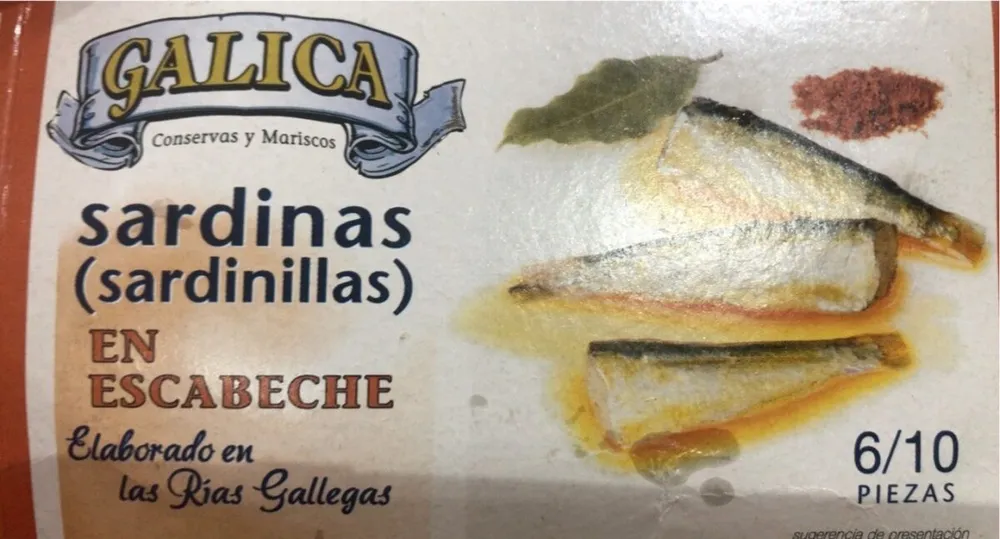 Sardinas en escabeche