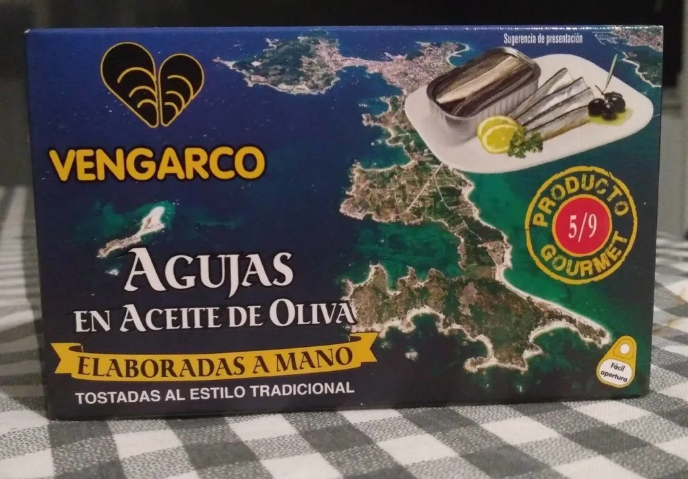 Agujas en aceite de oliva