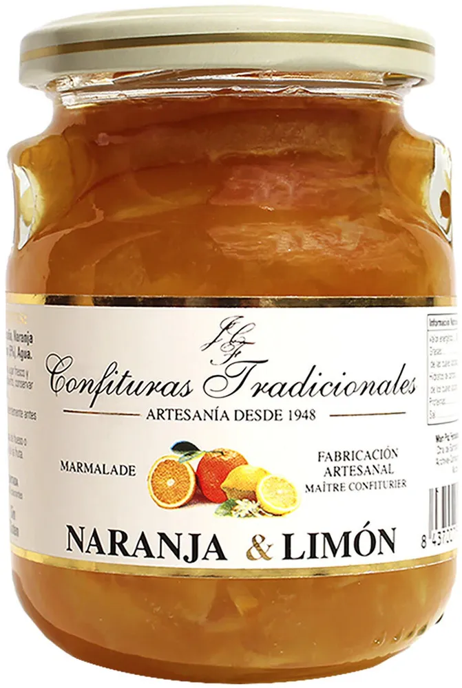 Mermelada de naranja y limón