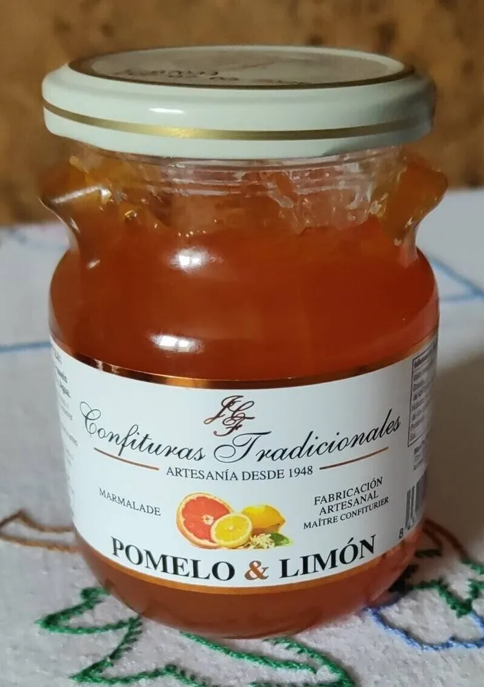 Mermelada extra de pomelo y limón