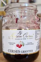 Confiture cerises griottes