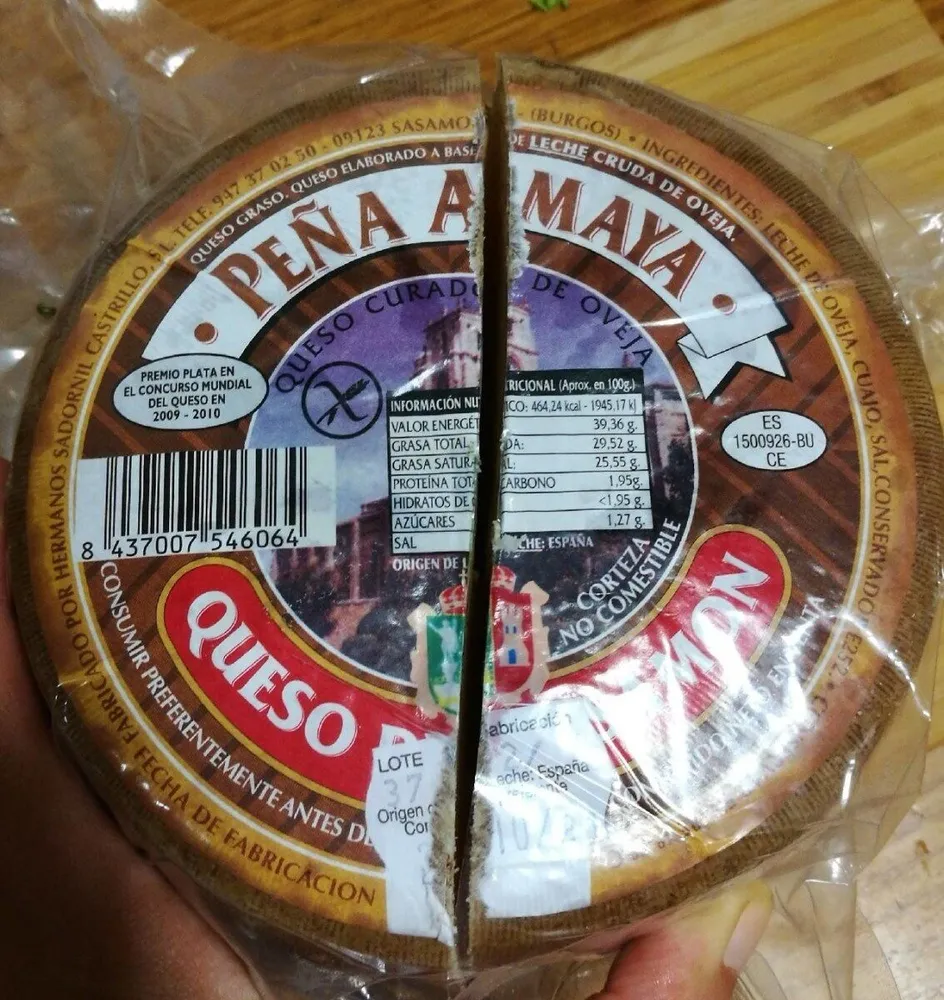 Queso de Sasamon, curado de oveja