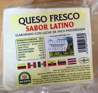 Queso fresco sabor latino