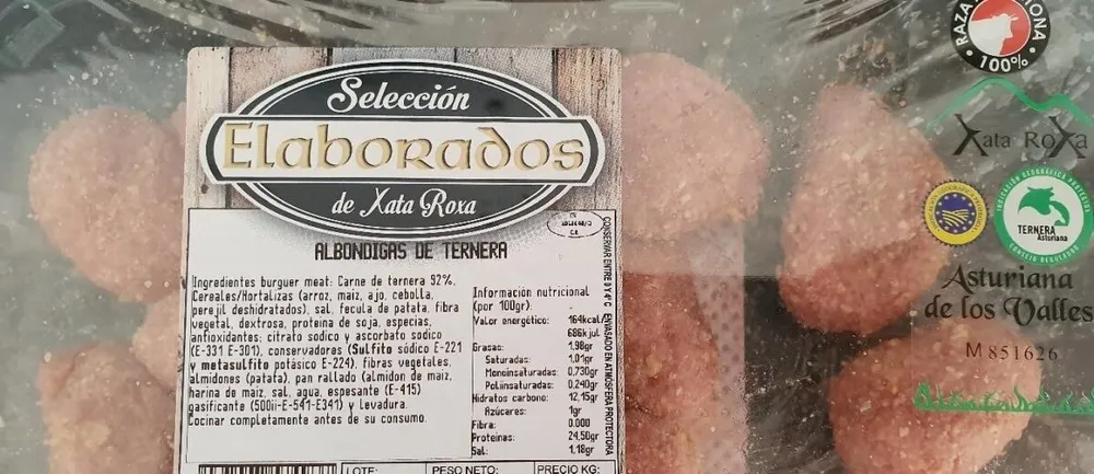 Albóndigas de ternera