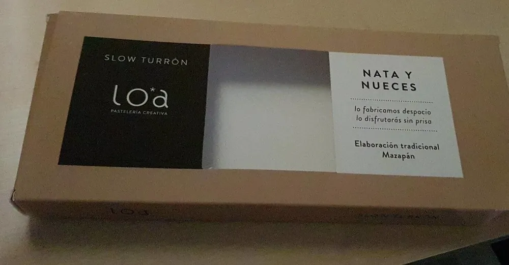 Turron nata nueces