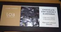 Turrón chocolate nueces y almendras