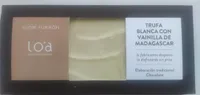 Turrón de trufa blanca con vainilla de Madagascar