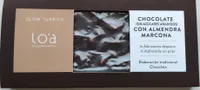 Turrón de chocolate con almendra marcona