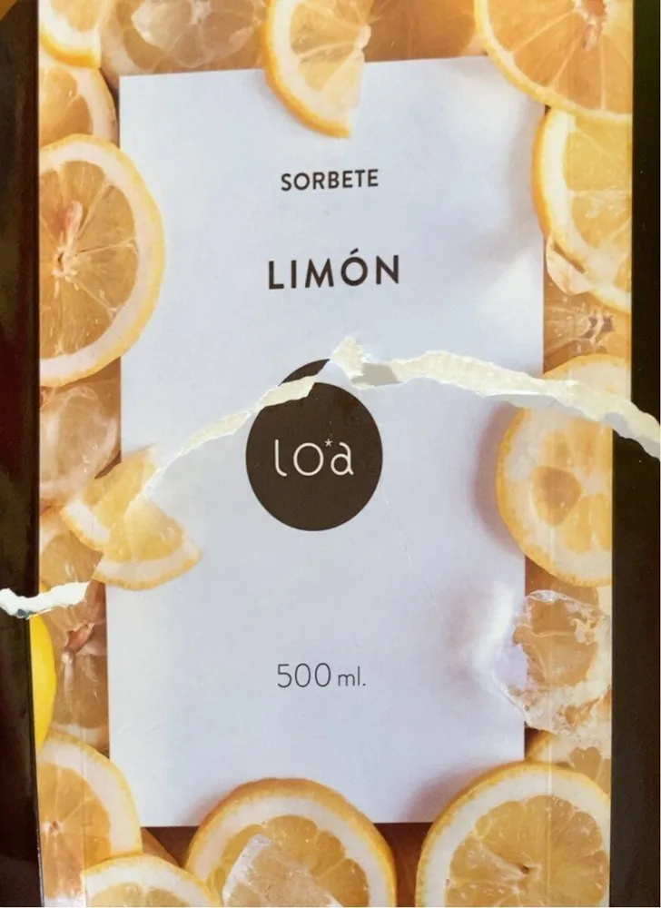sorbete de limon