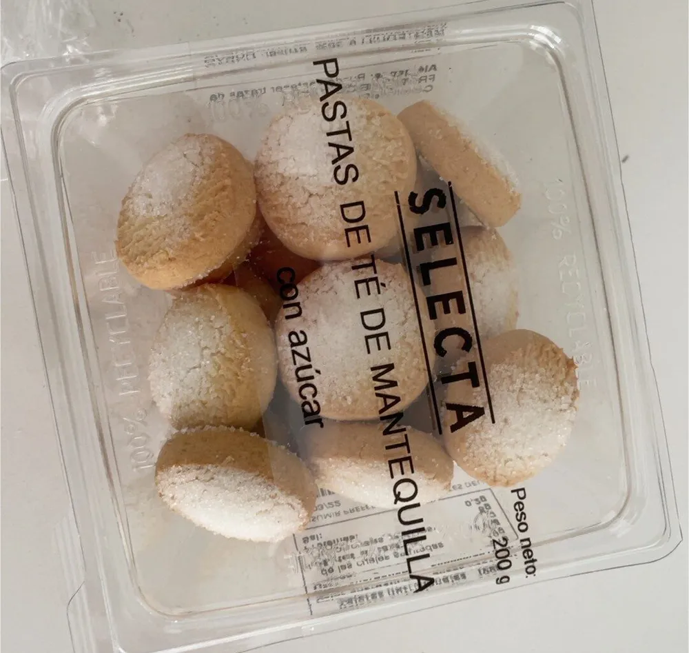 Pastas de té de mantequilla