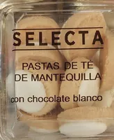 Pastas de te con chocolate blanco