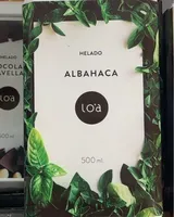 Helado de albajaca