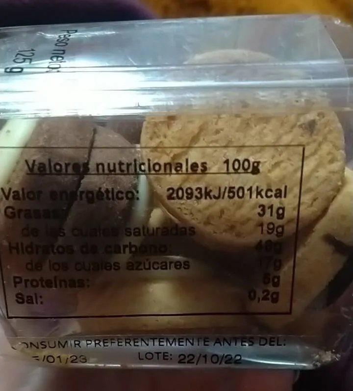 Pastas de té de mantequilla
