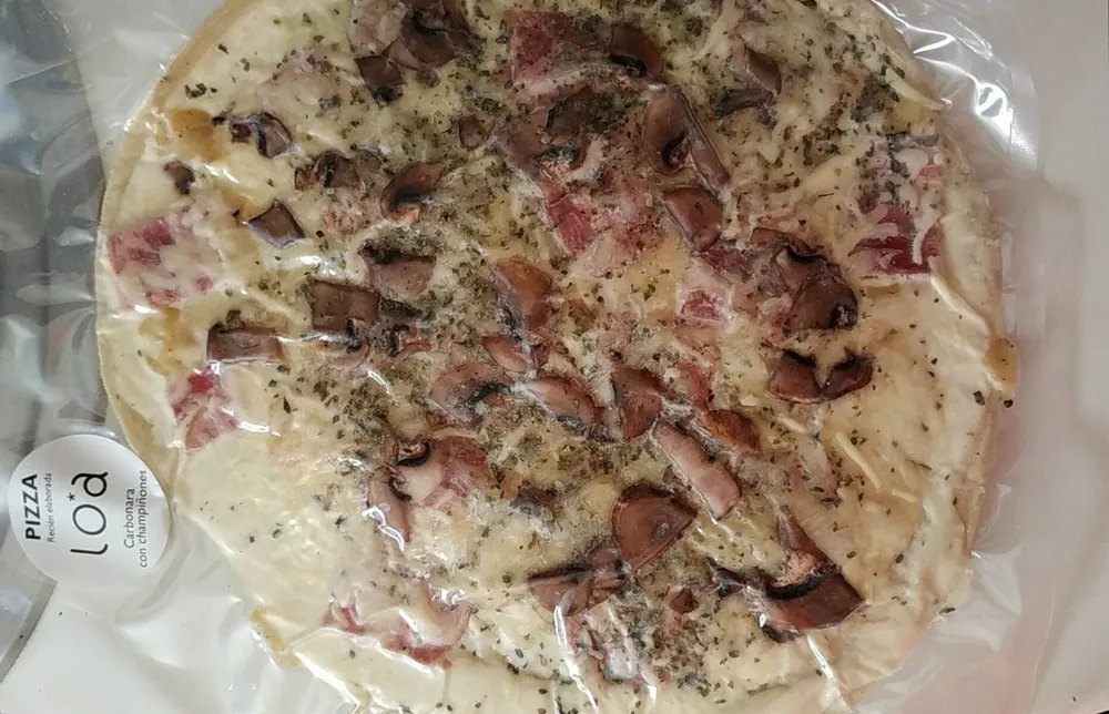 Pizza carbonara